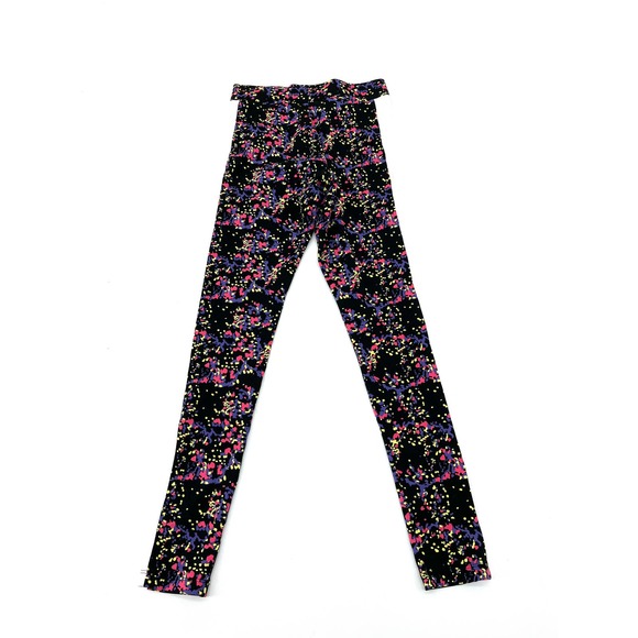 Puma Women's Workout Leggings Black Paint Splash XS NWOT - Picture 3 of 4